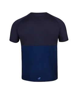 Maglietta per bambini Babolat  Play Club Crew Neck Tee Estate Blue 8 - 10 anni