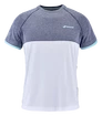 Maglietta per bambini Babolat  Play Crew Neck Tee Boy White/Blue 6 - 8 anni