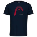 Maglietta per bambini Head  Club Carl T-Shirt Junior Dark Blue 128 cm