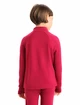 Maglietta per bambini Icebreaker  K 260 Tech LS Half Zip Cherry