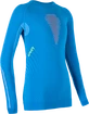 Maglietta per bambini UYN  Visyon UW Shirt LS Cyan Blue 10/11