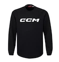 Maglione per bambini CCM  LOCKER ROOM FLEECE CREW Black L