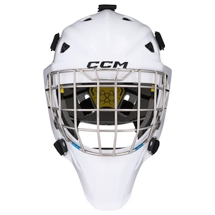 Maschera da hockey per portiere CCM Axis F5 CCE White Junior