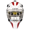 Maschera da hockey per portiere CCM Axis F5 CCE White/Red Senior