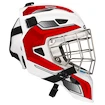 Maschera da hockey per portiere CCM Axis F5 CCE White/Red Senior