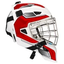 Maschera da hockey per portiere CCM Axis F5 CCE White/Red Senior