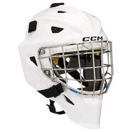 Maschera da hockey per portiere CCM Axis F5 CCE White Senior