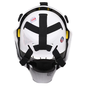 Maschera da hockey per portiere CCM Axis F5 CCE White Youth