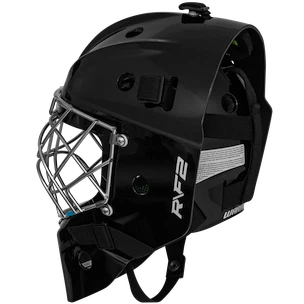 Maschera da hockey per portiere Warrior Ritual F2 E Black Senior