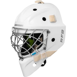 Maschera da hockey per portiere Warrior Ritual F2 E White Senior