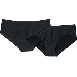 Mutandine da donna Endurance Aiswood Seamless Hipster 2-pack black