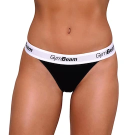 Mutandine da donna GymBeam Thongs 3Pack Black