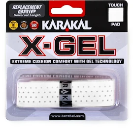 Nastro manubrio di base Karakal X-Gel Grip White