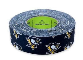 Nastro protettivo per bastoni Renfrew NHL Pittsburg Penguins 24 mm x 18 m