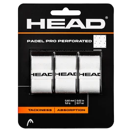 Nastro protezione racchetta Head Padel Pro Perforated 3 Pack White