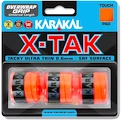 Nastro protezione racchetta Karakal  X-Tak Overgrip 3er Orange