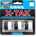 Nastro protezione racchetta Karakal  X-Tak Overgrip 3er White