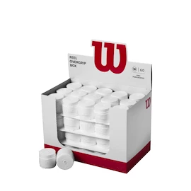 Nastro protezione racchetta Wilson Pro Overgrip Perforated White (60 Pack)