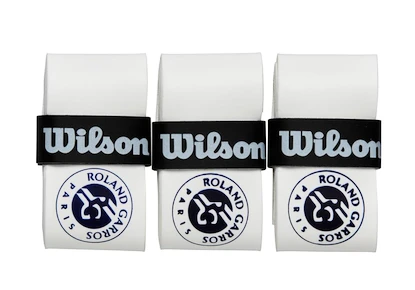 Nastro protezione racchetta Wilson  Roland Garros 2024 Overgrips White/Blue