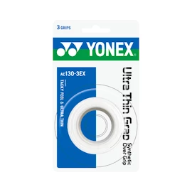 Nastro protezione racchetta Yonex Ultra Thin Grap White (3 Pack)