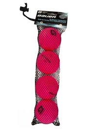 Palla da hockey su strada Bauer Hydro G Cool Pink - 4 Pack