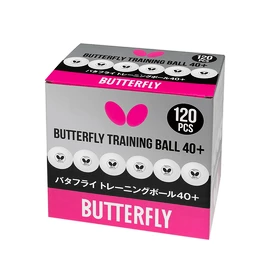 Palline Butterfly Training Ball 40+ White (120 ks)