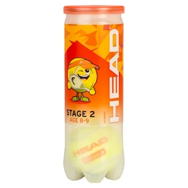 Palline da tennis per bambini Head Stage 2 Orange 3B