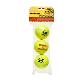 Palline da tennis Wilson Minions Stage 2 Orange (3 Pack)