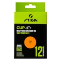 Palline Stiga  Cup 40+ ABS Orange 12 Pack