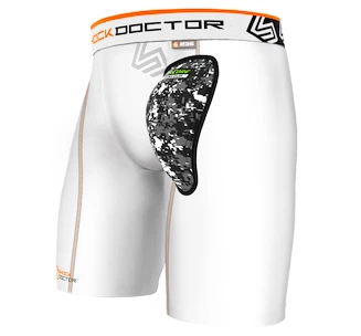 Pantaloncini con sospensorio Shock Doctor  AirCore Hard Cup Youth S, Nero