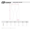 Pantaloncini da ciclismo da donna Force  Lady Bike 3/4 black