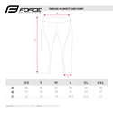 Pantaloncini da ciclismo da donna Force  Lady Bike 3/4 black