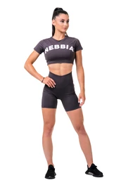 Pantaloncini da ciclismo da donna Nebbia Fit & Smart marron