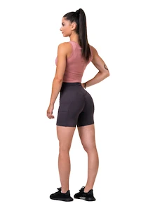 Pantaloncini da ciclismo da donna Nebbia  Fit & Smart marron XS