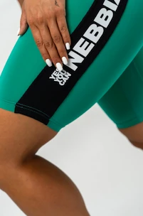 Pantaloncini da ciclismo da donna Nebbia  High Waisted Biker Shorts green