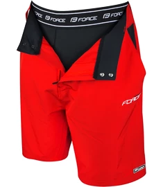 Pantaloncini da ciclismo da uomo Force Blade MTB red