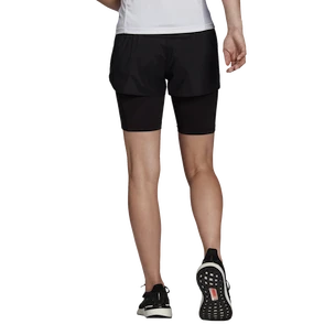 Pantaloncini da donna adidas  Run Fast 2in1 Shorts Black XS