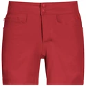 Pantaloncini da donna Bergans  Cecilie Flex Energy Red