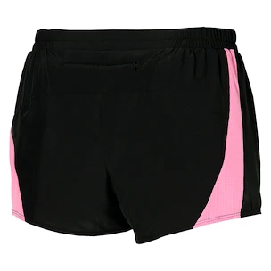 Pantaloncini da donna Mizuno  Aero 2.5 Short Black/Wild Orchid