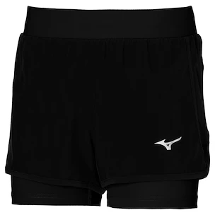 Pantaloncini da donna Mizuno  ER 2in1 Short Black