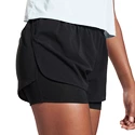 Pantaloncini da donna Reebok  Epic 2in1 Run black