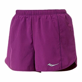 Pantaloncini da donna Saucony Rush 3" Woven Purple