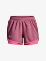 Pantaloncini da donna Under Armour  Fly By 2.0 2N1 Short-PNK