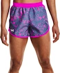 Pantaloncini da donna Under Armour  Fly By 2.0 Printed Short Mineral Blue