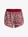 Pantaloncini da donna Under Armour  Fly By 2.0 Printed Short -PNK