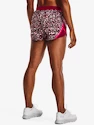 Pantaloncini da donna Under Armour  Fly By 2.0 Printed Short -PNK