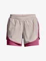 Pantaloncini da donna Under Armour  Fly By Elite 2-in-1 Short-GRY