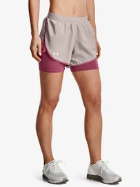 Pantaloncini da donna Under Armour Fly By Elite 2-in-1 Short-GRY