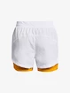 Pantaloncini da donna Under Armour  Iso-Chill Run 2N1 Short-WHT