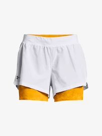 Pantaloncini da donna Under Armour Iso-Chill Run 2N1 Short-WHT